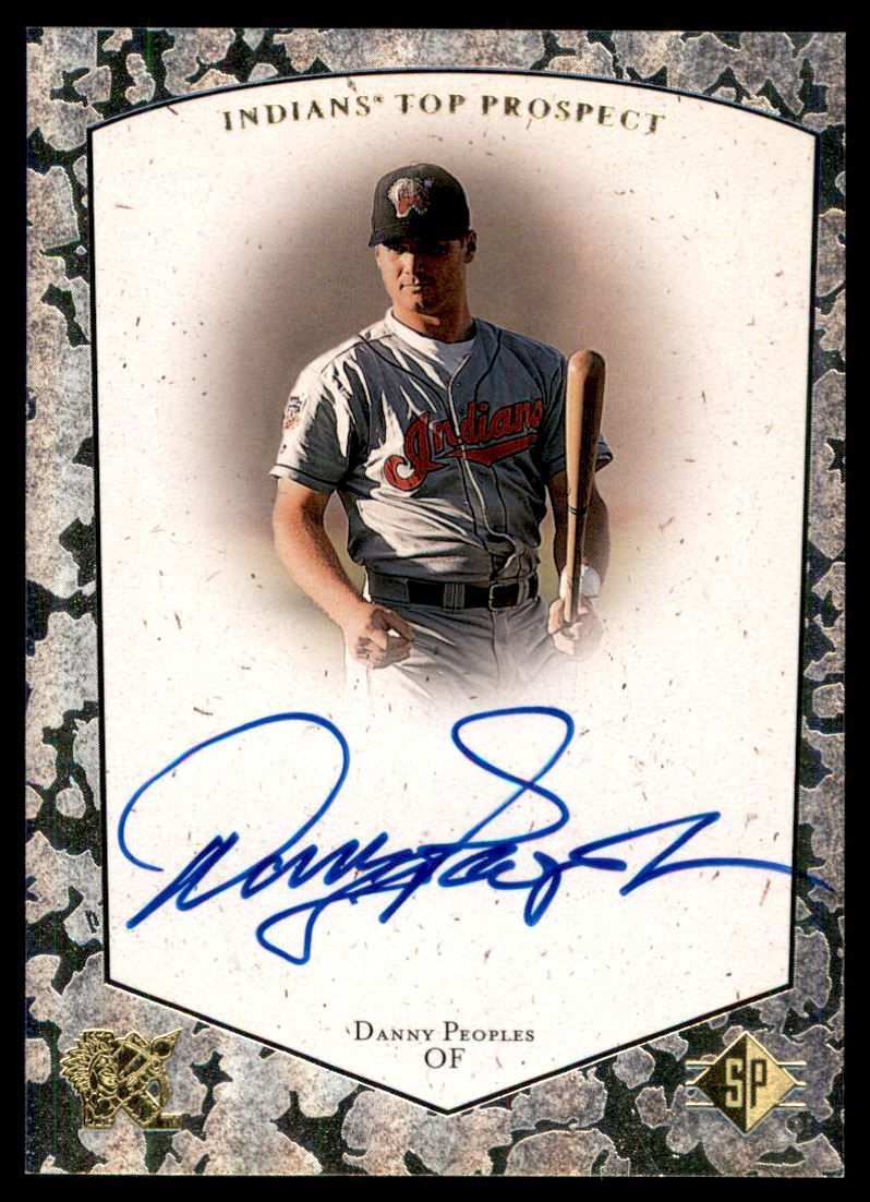 1998 SP Top Prospects Autographs #DP Danny Peoples