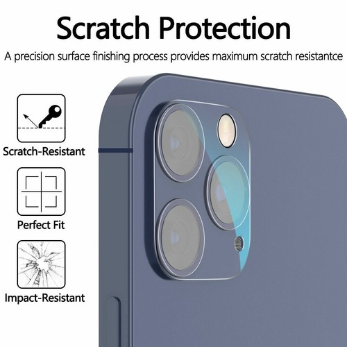 4Pcs For iPhone 14 13 12 11 Pro Max Tempered Glass Screen Protector Camera Cover - Picture 10 of 12