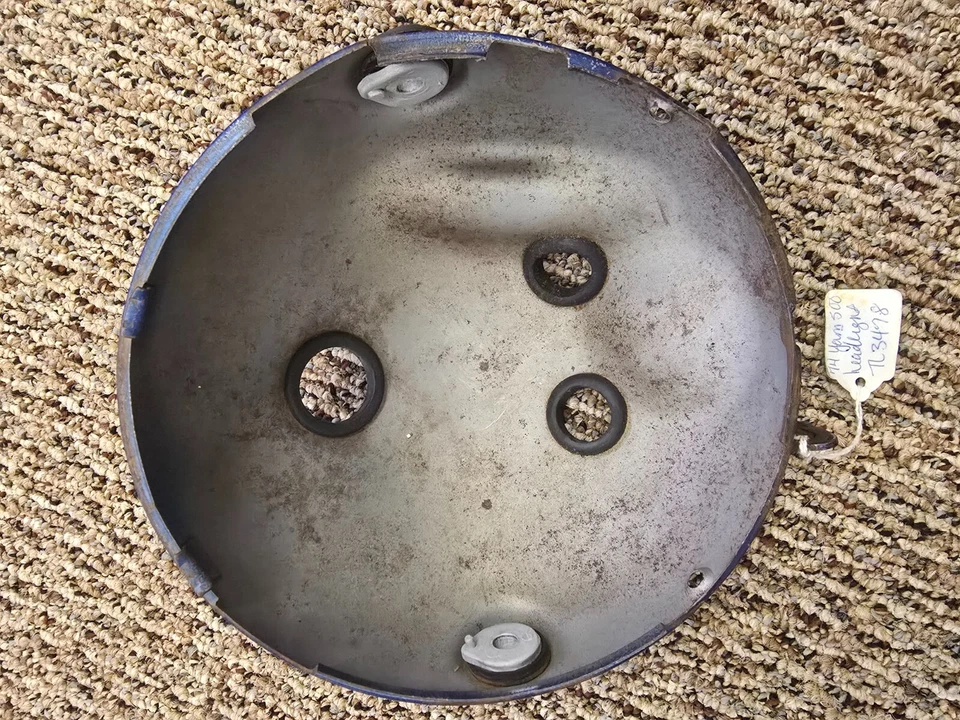 Bonito cubo de faros Yamaha TX500 1974 OEM YHA-121 SAEM72 pieza de motocicleta Foto 2 de 2