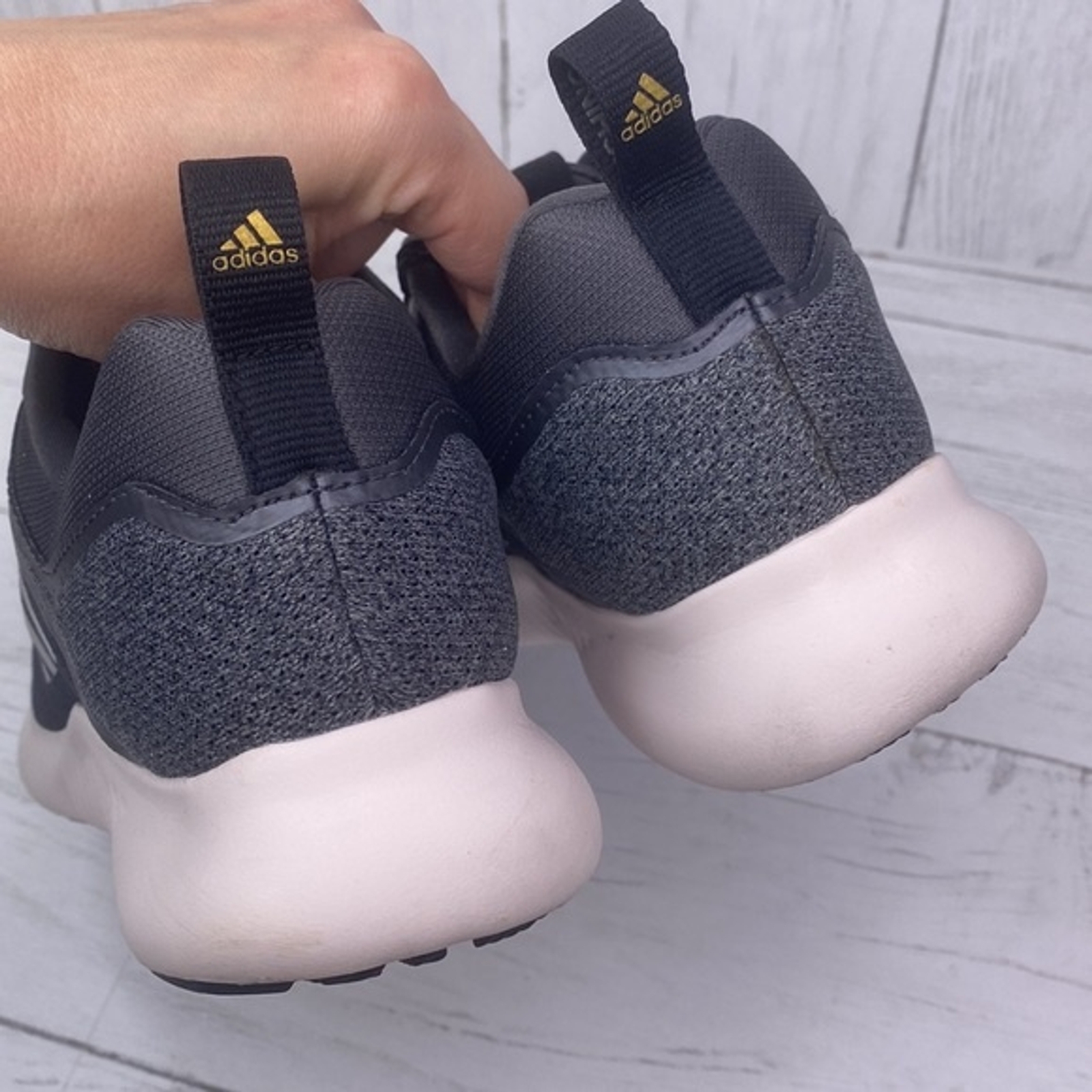 Adidas Edge Bounce Lux Grey Running Shoes Sneakers in… Gem