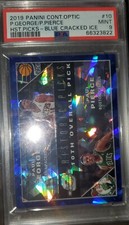 2019-20 Optic Paul George/ Paul Pierce Historic Picks Cracked Blue Ice PSA 9