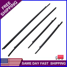 Door belt weatherstrip rubber seal For 97-04 Nissan Frontier Navara D22 crew cab