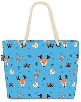 Void Tasche Kinder Lustige Tiere Wald-Tiere Zoo Wandern Kinder Muster