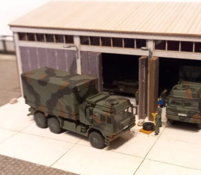 Bundeswehr Truck Rmmv Hx 5t 6x6,Canvas Vehicle,Gauge Z,1:220,Unpainted Vehicles