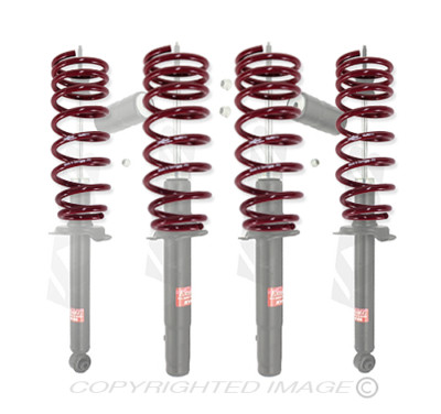 KYB 4 STRUTS SHOCKS & VOGTLAND GERMAN LOWERING SPRINGS HONDA V6 ACCORD 98 - 02  