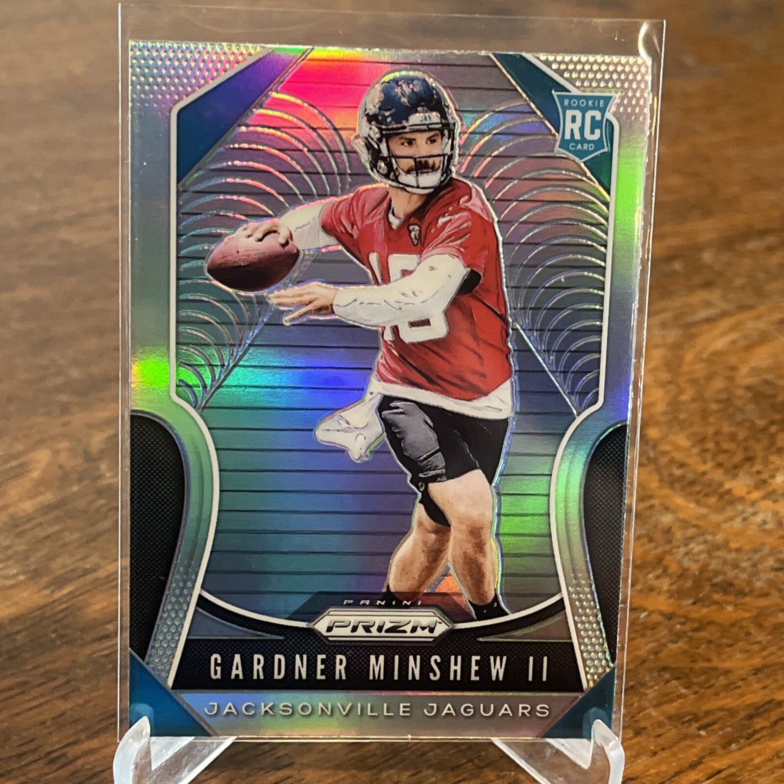 2019 Panini Prizm Rookies Silver Prizm Gardner Minshew II #322 Rookie RC Raiders