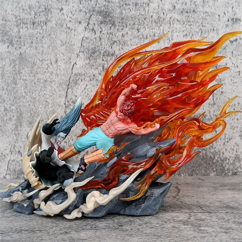 Might Guy 8th Gate Hatchimon Kicks Madara Statue Action Figure