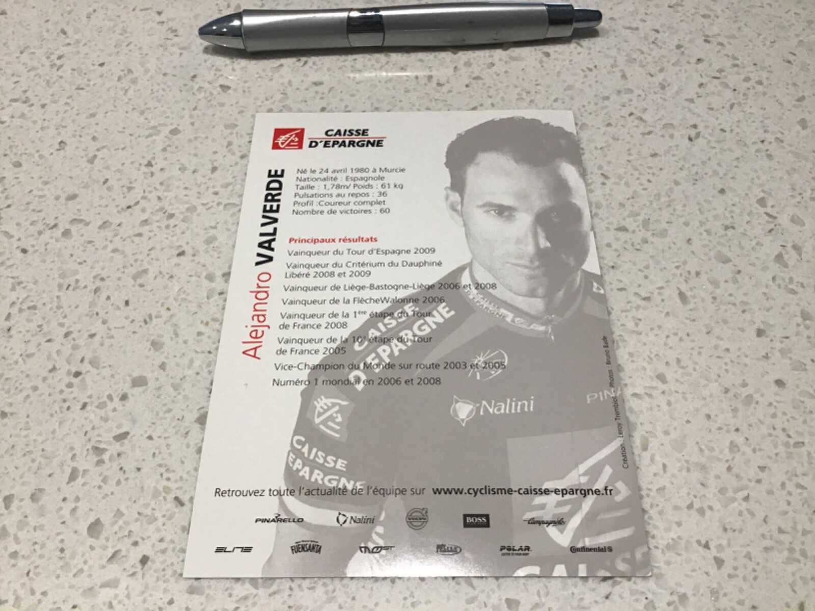 Cyclisme - 26 cartes Caisse D'épargne 2007, voir descriptif