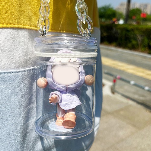 Thicken Transparent Mystery Box Storage Case Keychain Bag Storage Pouch Bag - Photo 2/18