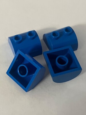 LEGO Parts 30165 (4pcs) Brick Modified 2x2 Curved Top w 2 Top