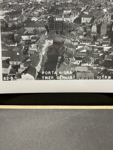 US Air Force 10 TRW Porta Nigra Trier, Germany Original Aerial photo circa 1954 - Picture 2 of 3