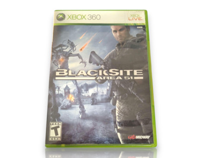 BlackSite: Area 51 (Microsoft Xbox 360, 2007) Complete CiB