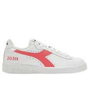 Shoes Diadora Game Low 2030 Trainers Man Faux Leather Rose