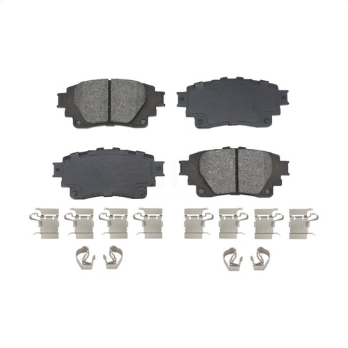 Disc Brake Rotors And Semi-Metallic Pads Rear Kit For Toyota Corolla - Picture 9 of 11