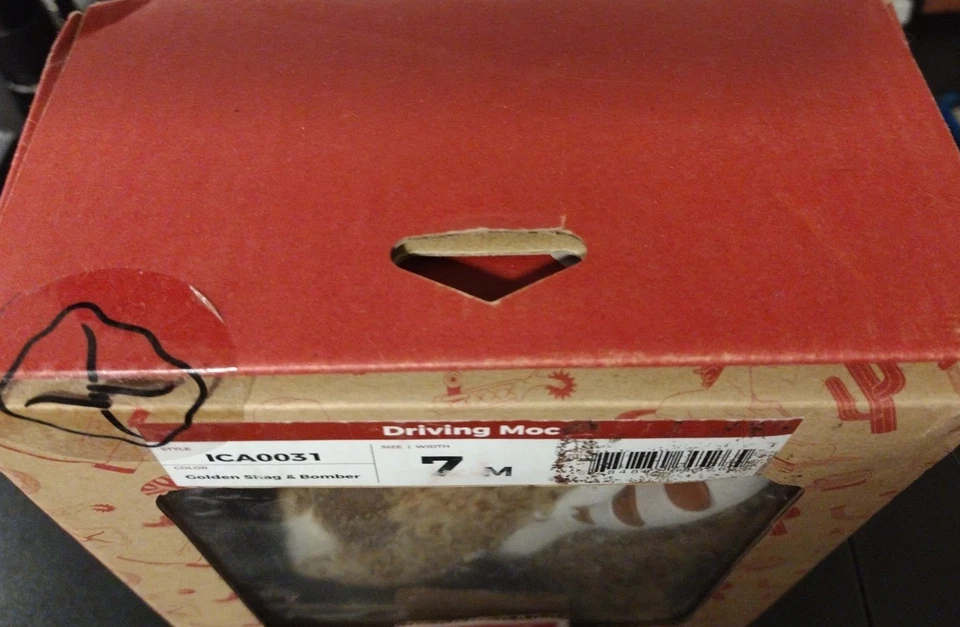 Twisted X Infant's Driving Moc, Круглый Носок, Golden Shag & Bomber, 7 M ICA0031 - Изображение 2 из 4