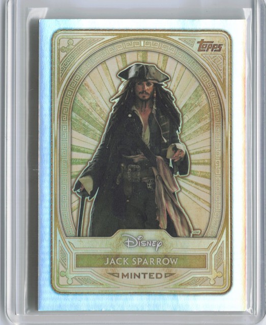 Topps Disney / Pixar MINT - Gold - Jack Sparrow