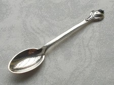 *RAR* Ewald Nielsen No.3 mit Naturstein Jade L&ouml;ffel in 830er Silber Handarbeit