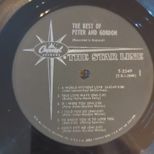 The Best of Peter and Gordon 1966 England Original LP Vinyl Album - Picture 5 of 6