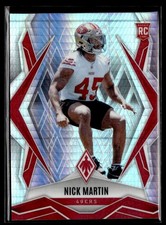 2025 Panini Phoenix Football Silver Hyper #234 Nick Martin Rookie RC