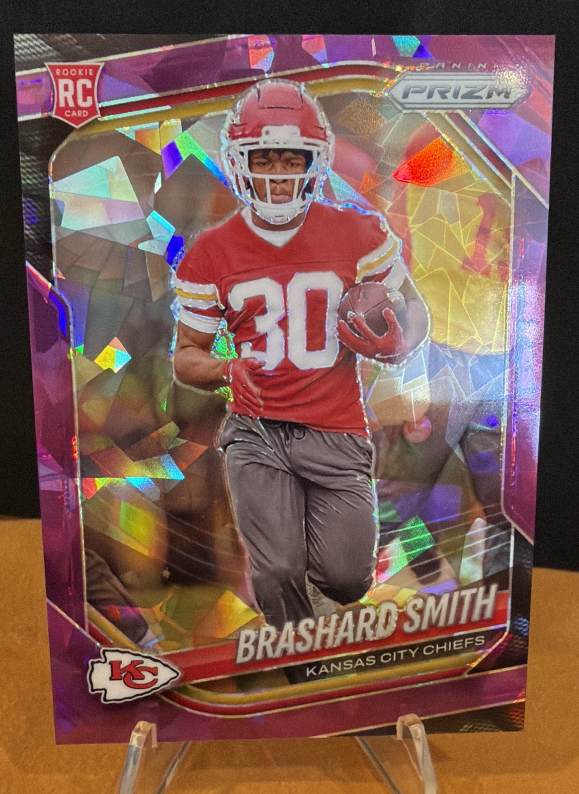 2025 Panini Prizm - Rookies Brashard Smith #308 Purple Ice Prizm /225 (RC)
