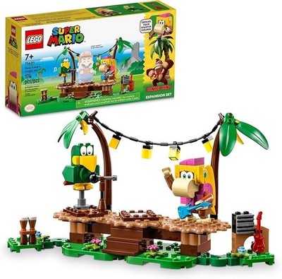 LEGO Super Mario Donkey Kong Expansion Set Dixie Kong's Jungle Jam 71421, NEW