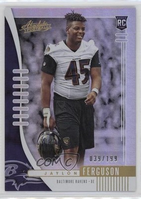 2019 Panini Absolute Rookie Spectrum 39/199 Jaylon Ferguson #142 Rookie RC 0nr3