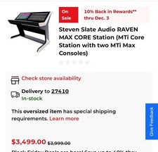 Steven Slate Audio RAVEN MAX CORE Station MTi Core Station with two MTi Max Con
