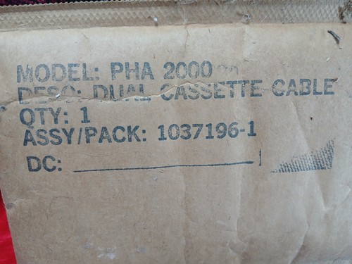 Texas Instruments TI-99/4A Brand Dual Cassette Cable Model No. PHA 2000 NOS - Picture 2 of 7
