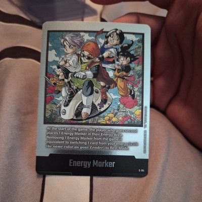 E-84 Silver Energy Marker Manga Booster 02 Dragon Ball Fusion World English NM