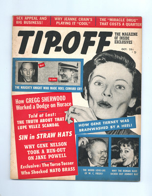 Tip-Off Magazine Vol. 1 #4 VG+ 4.5 1956 Low Grade