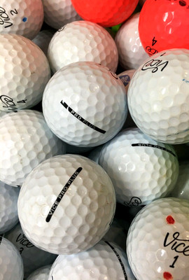 100 Vice Pro Plus Premium AAA Used Golf Balls with Assorted Color