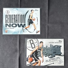 Egor Demin Brooklyn Nets Clutch City + Generation Now Rookie Card Lot