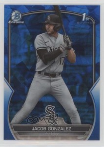 2023 Bowman Chrome Draft Sapphire Edition Jacob Gonzalez #BDC-167