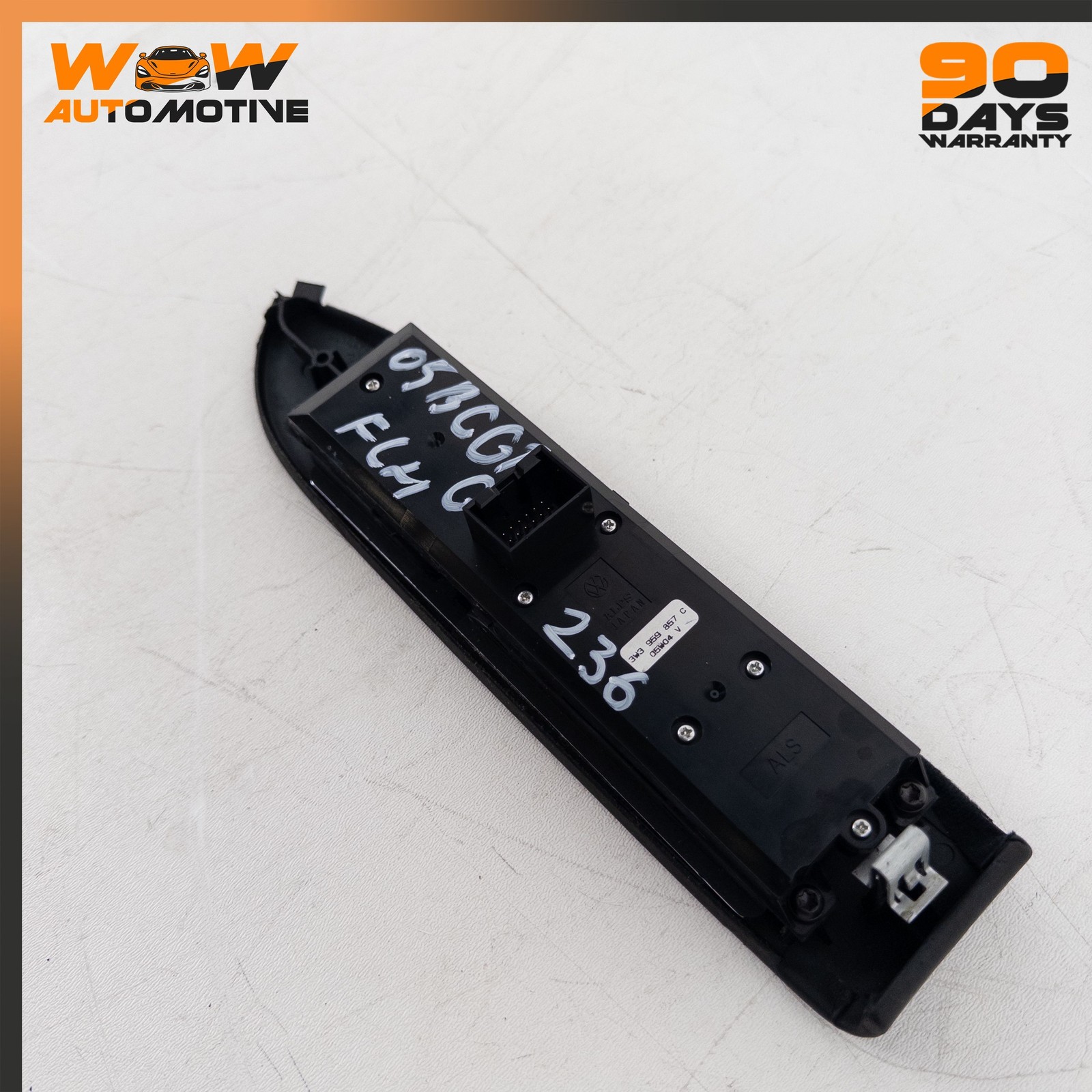 04-10 BENTLEY CONTINENTAL GT COUPE FRONT LEFT MASTER WINDOW CONTROL SWITCH OEM