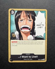 I Want to Live!! One Piece Memorial Collection Card TCG English EB01-050
