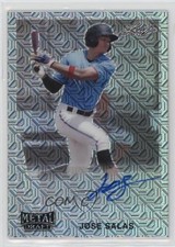 2021 Leaf Metal Draft 1990 Leaf Silver Mojo Jose Salas #LA-JS1 Auto v1x