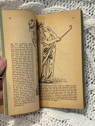 1953 Sam Snead’s Natural Golf Dell Book 774 Revised Edition Illustrated - Picture 7 of 9