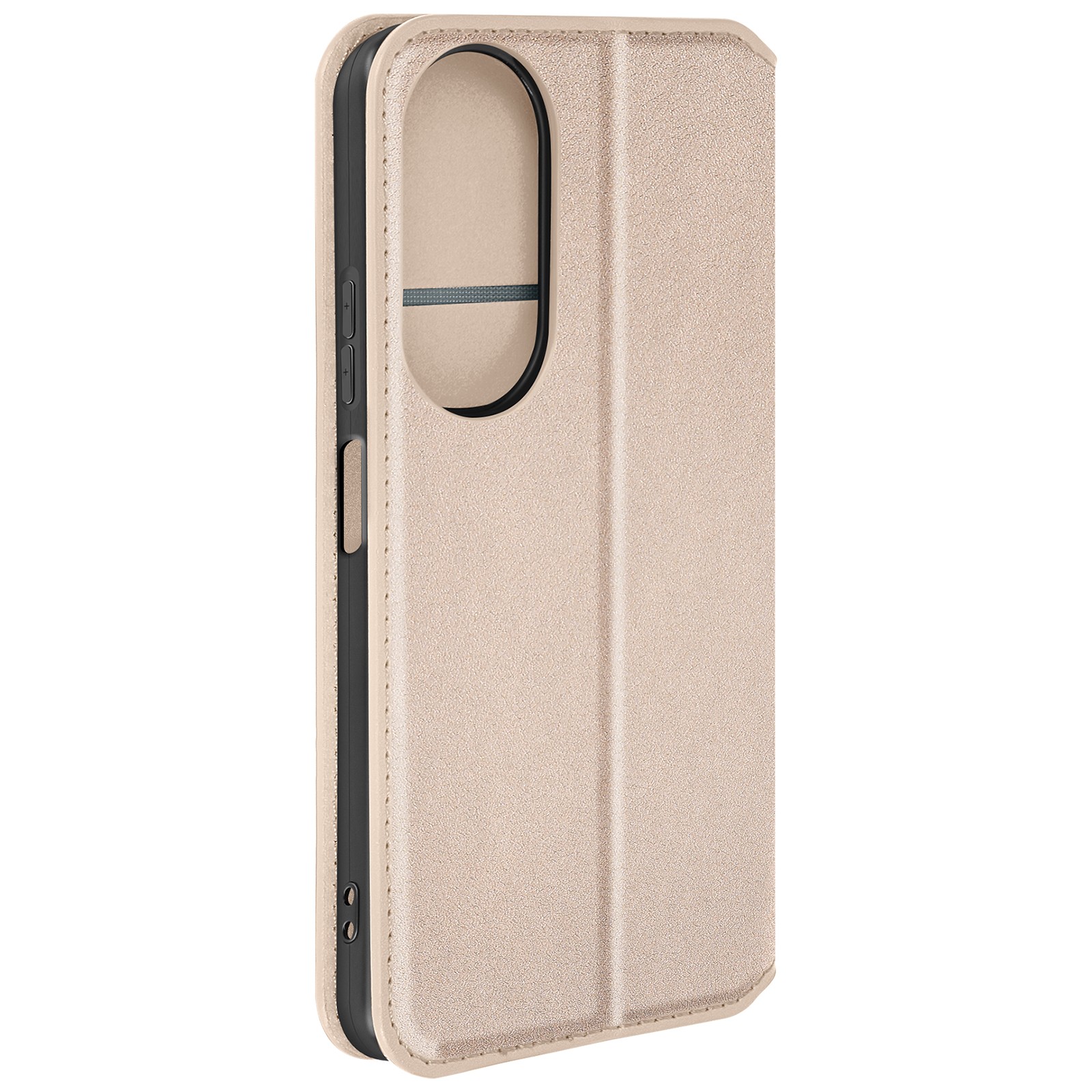 Étui Honor 90 Smart Avizar housse similicuir portefeuille dorée avec support antichoc