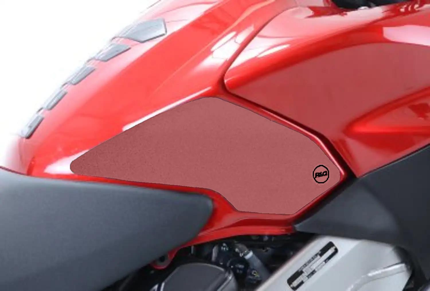 R&G Tank Traction Grips Clear (2-Grip Kit) Honda Crossrunner 2015 - 2017