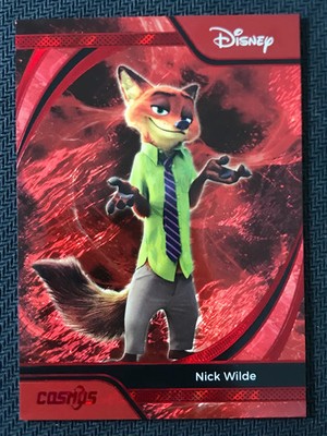 2025 Kakawow Cosmos Disney Red RefractorCard #CDT-R-72 Nick Wilde 13/75 -GXFC