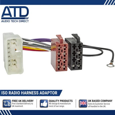 Iso Câble Adaptateur pour Suzuki Alto Jimmy Grand-Vitara Swift Blanc 16 Goupille - Photo 1/4