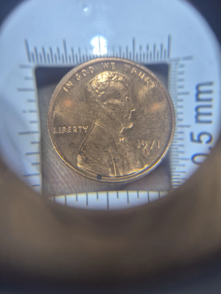 1971 S Lincoln Memorial Cent/Penny, Circulated, G to VF Condition, #U123 - Image 4 of 4