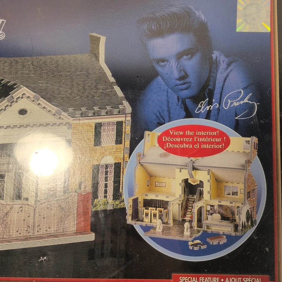 New 2002 ELVIS PRESLEY Graceland PUZZ 3D Wrebbit Puzzle 350 Pieces 3D SEALED - Image 4 of 4
