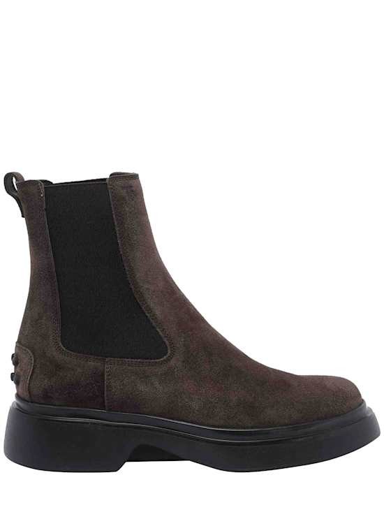 Tods - Women - Chelsea boots with detail - Brown 187390₽