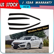 For 2002-2005 Honda Civic Sedan Window Visor Vent Guards Shades Deflectors