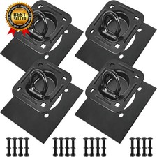 Recessed D Ring Tie Down Anchors 4 Pack 6000 Lbs Heavy Duty Trailer Floor Ti Recessed D Ring Tie Down Anchors 4 Pack 6000 Lbs Heavy Duty Trailer Floor Ti
