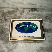 Collette Tours Vintage Gemaco Bridge Playing Cards Made In Usa RARE COLLECTIBLE!