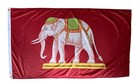 State Flag & Ensign Of Siam Large Elephant Thailand Flag Heavier Duty Large Flag