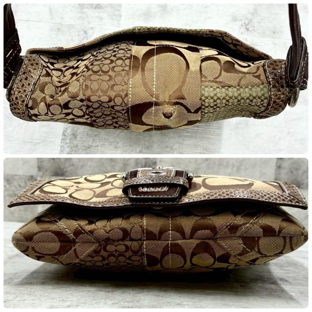 Excellent Condition Coach Patchwork Signature Sho… - image 5