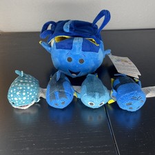Disney Store Tsum Tsum Plush Finding Dory Bag Set New with Tags Finding Nemo